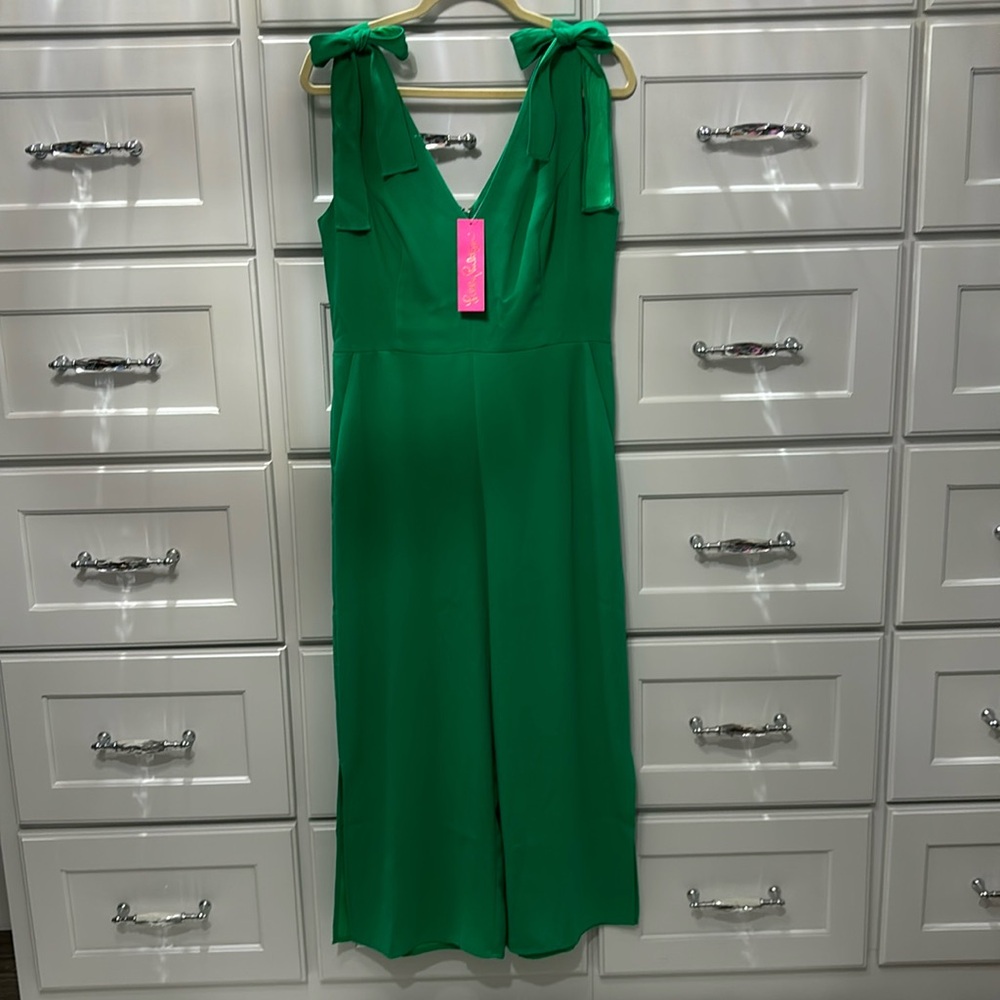 NWT LILLY PULITZER Emerald Isle Danni Jumpsuit size 10